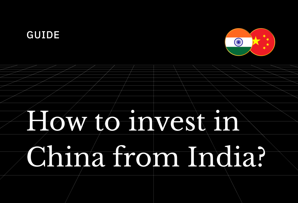 How to Invest in China Stocks from India